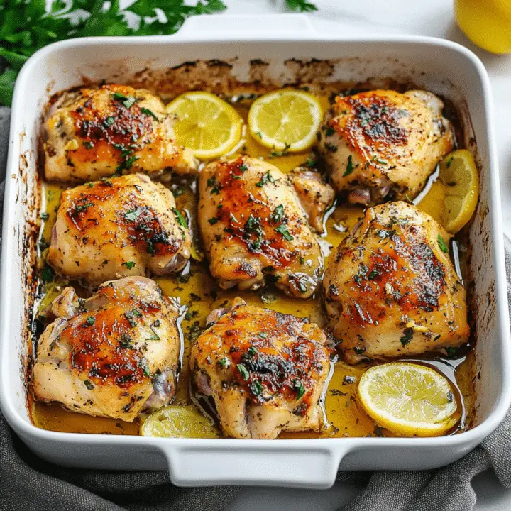 Greek Lemon Chicken Recipe - sandyrecipes.com