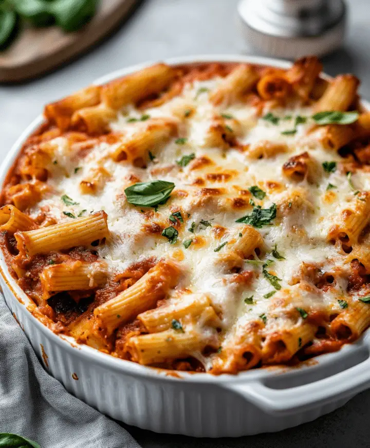 The Best Easy Chicken Pasta Bake Recipe - sandyrecipes.com