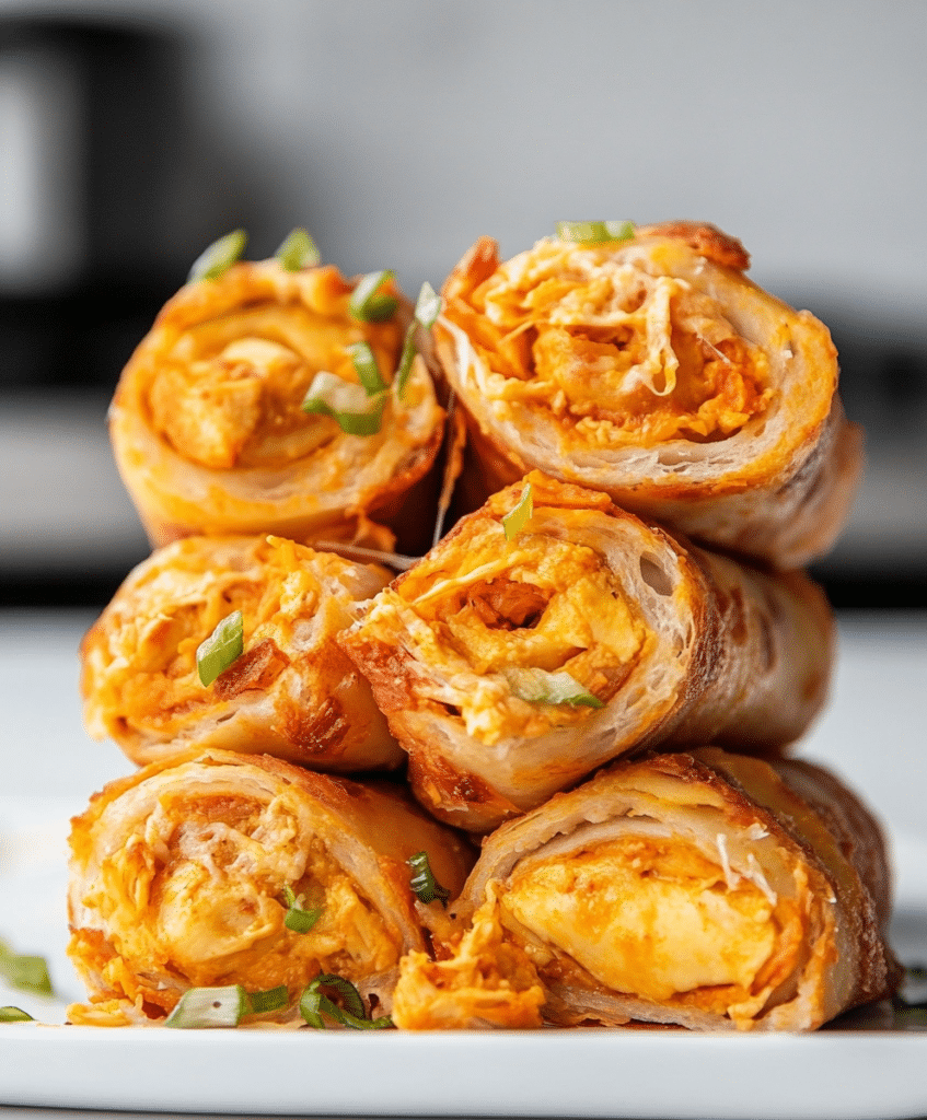 Buffalo Chicken Pizza Rolls Recipe