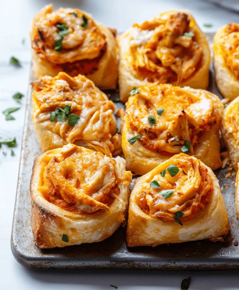 Buffalo Chicken Pizza Rolls Recipe