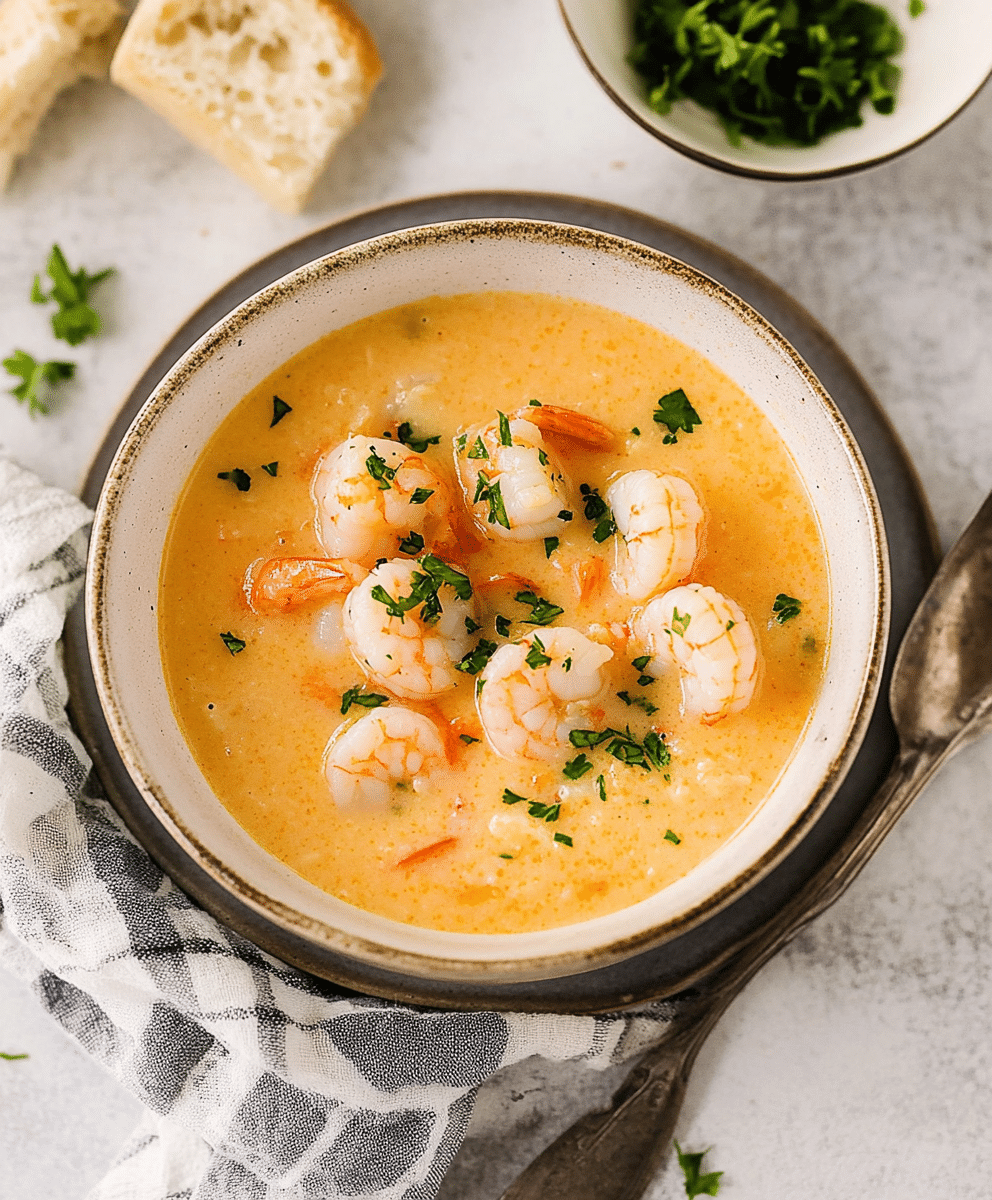 Crab And Shrimp Seafood Bisque Recipe - sandyrecipes.com