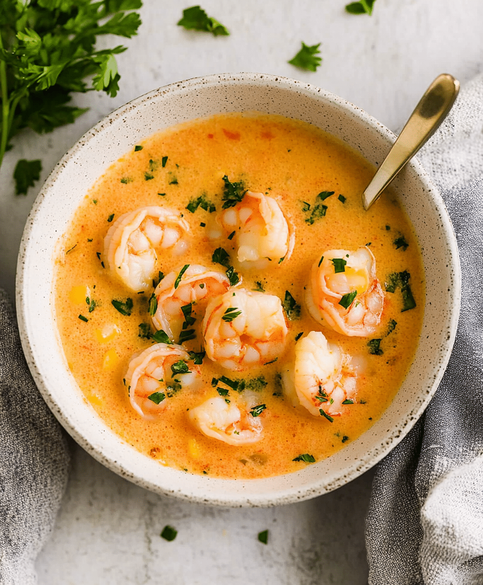 Crab And Shrimp Seafood Bisque Recipe - sandyrecipes.com